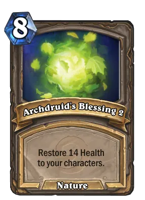 Archdruid's Blessing 2 Card Image