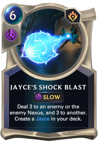 Jayce's Shock Blast Card Image