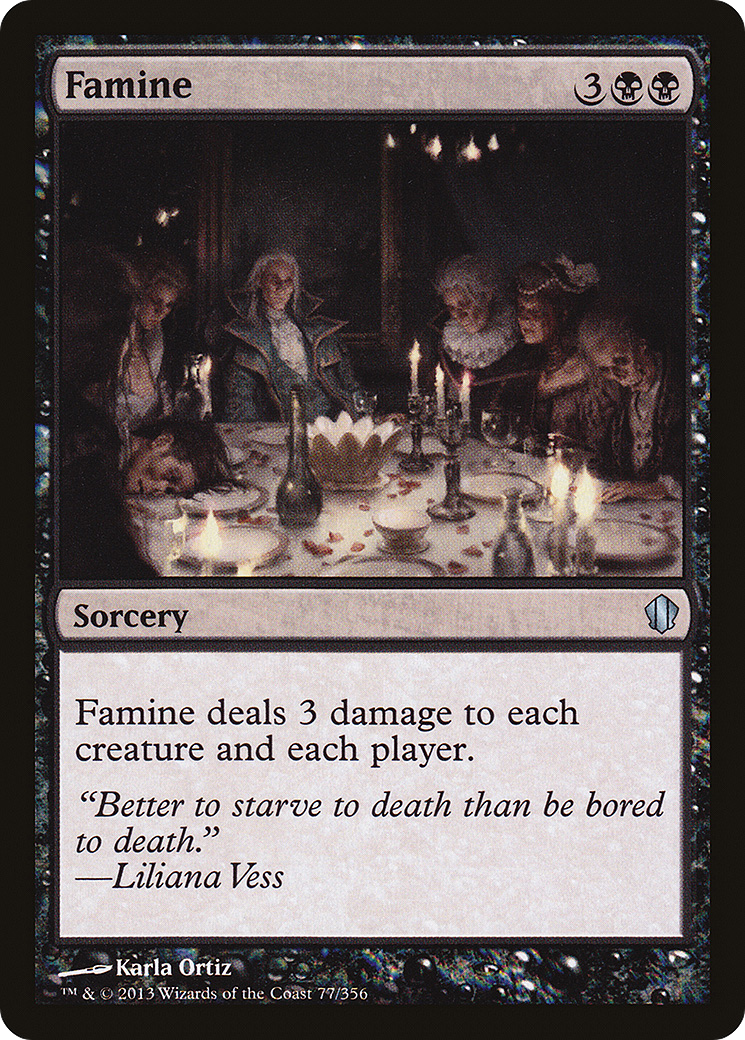 Famine Card Image