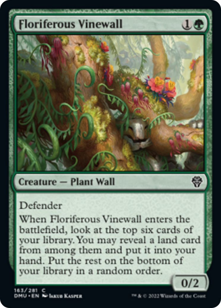 Floriferous Vinewall Card Image