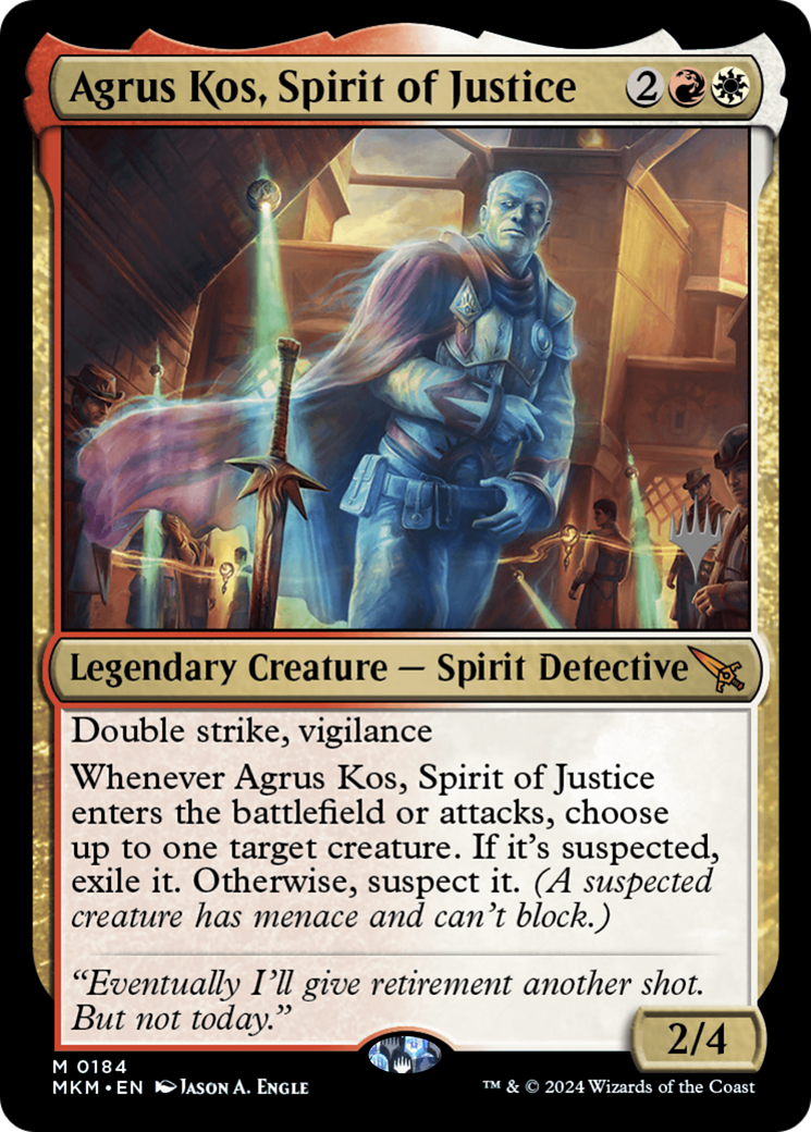 Agrus Kos, Spirit of Justice Card Image