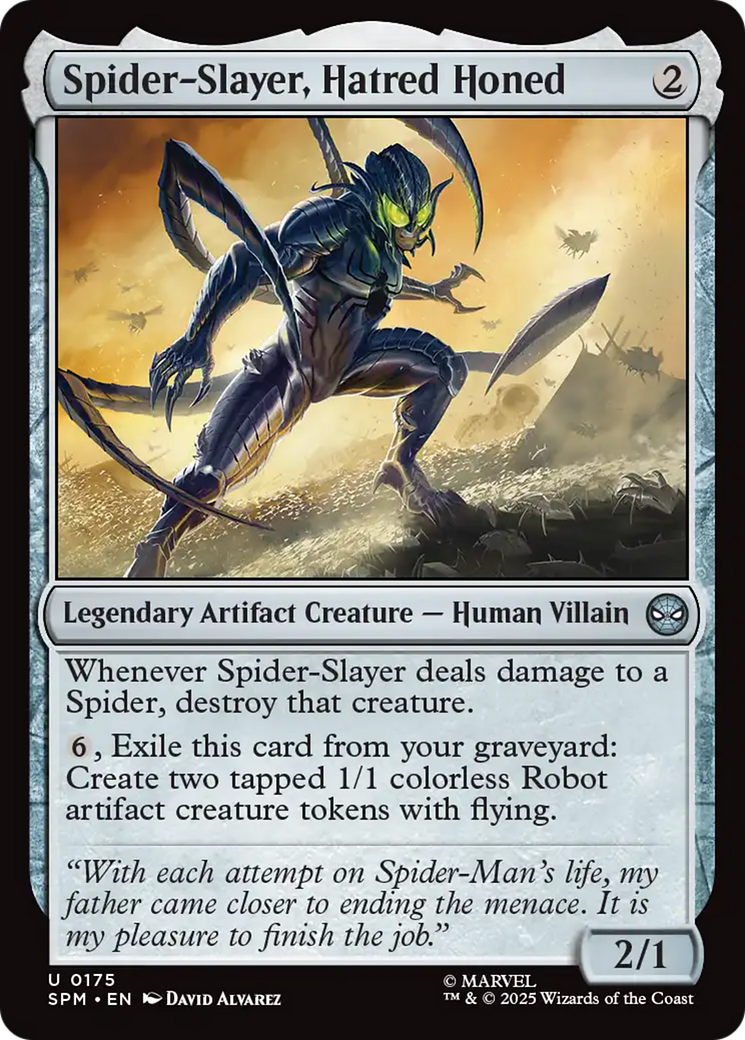 Spider-Slayer, Hatred Honed Card Image