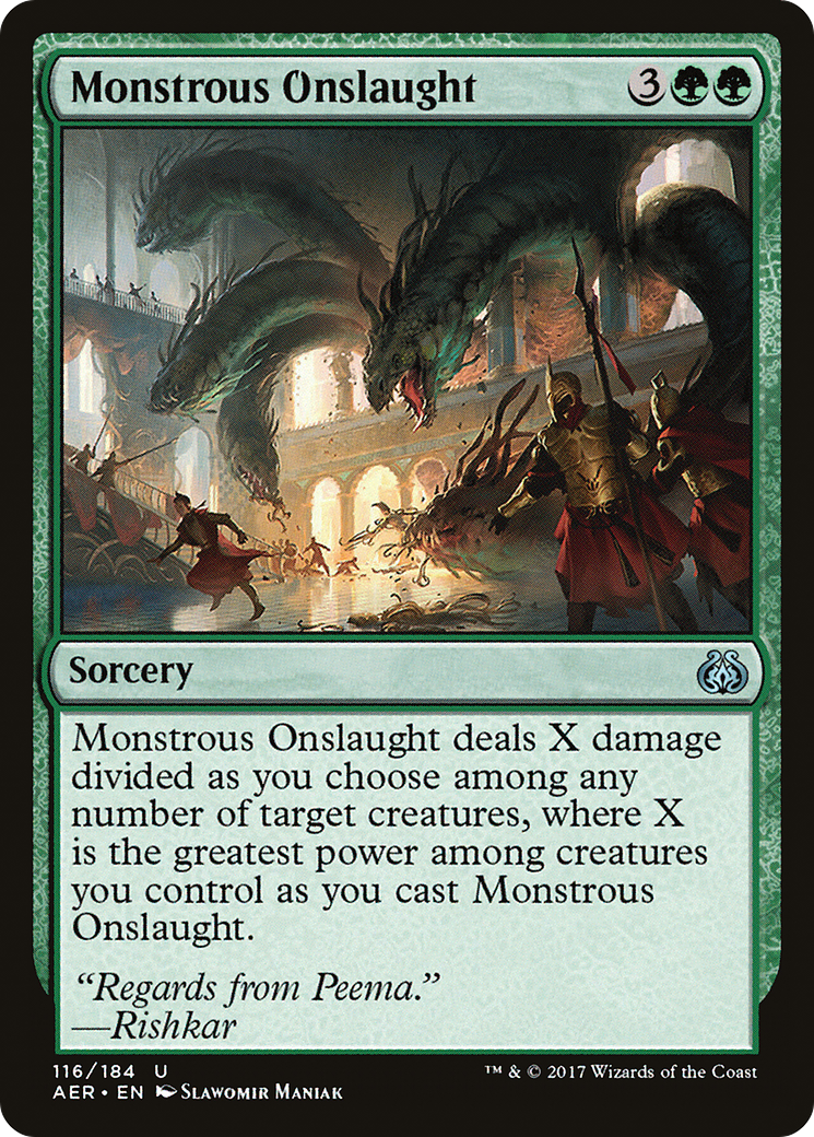 Monstrous Onslaught Card Image