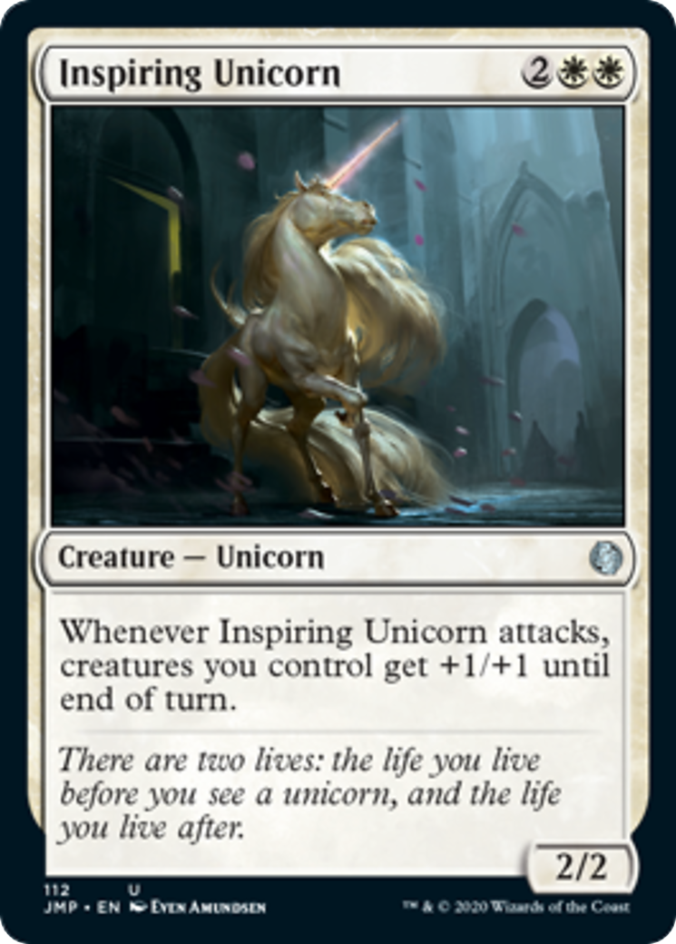 Inspiring Unicorn Card Image