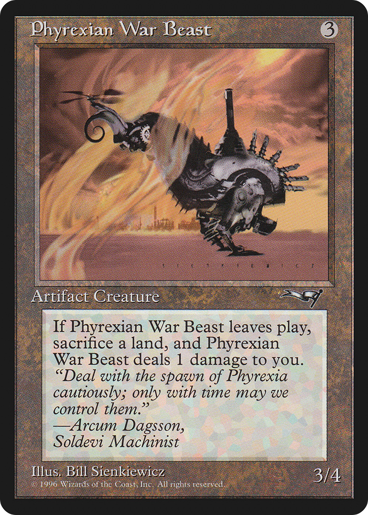 Phyrexian War Beast Card Image