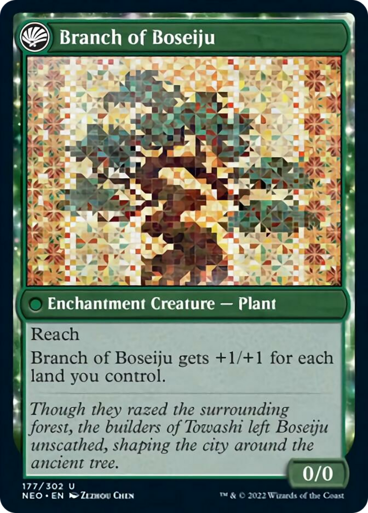 Boseiju Reaches Skyward // Branch of Boseiju Card Image