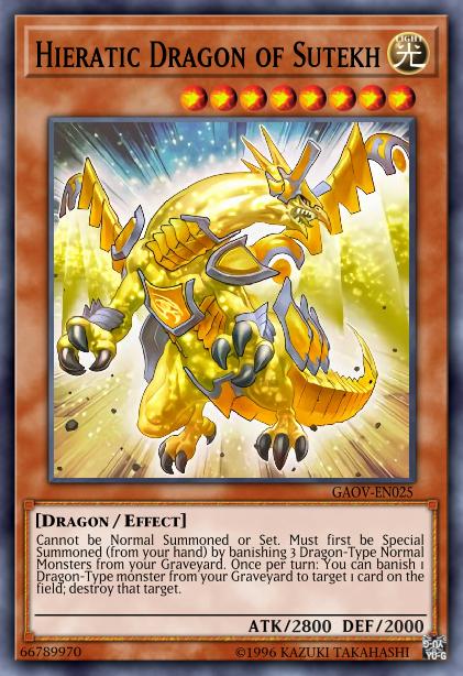 Hieratic Dragon of Sutekh Card Image