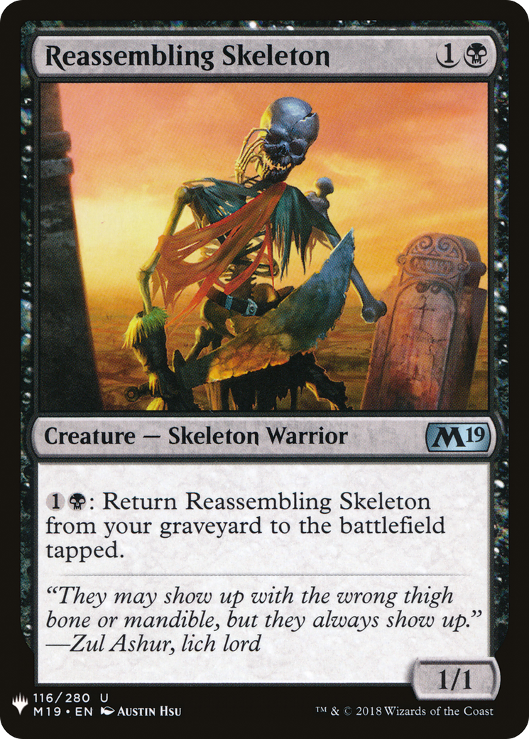 Reassembling Skeleton Card Image