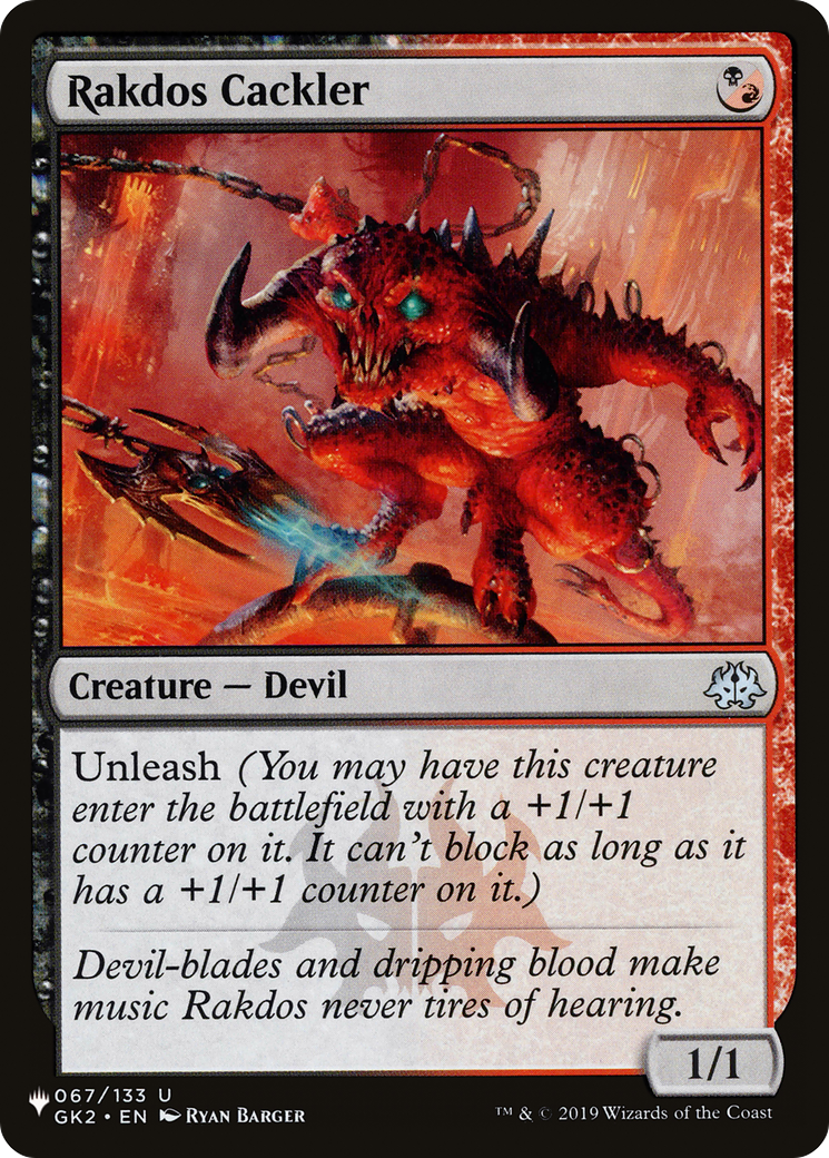 Rakdos Cackler Card Image