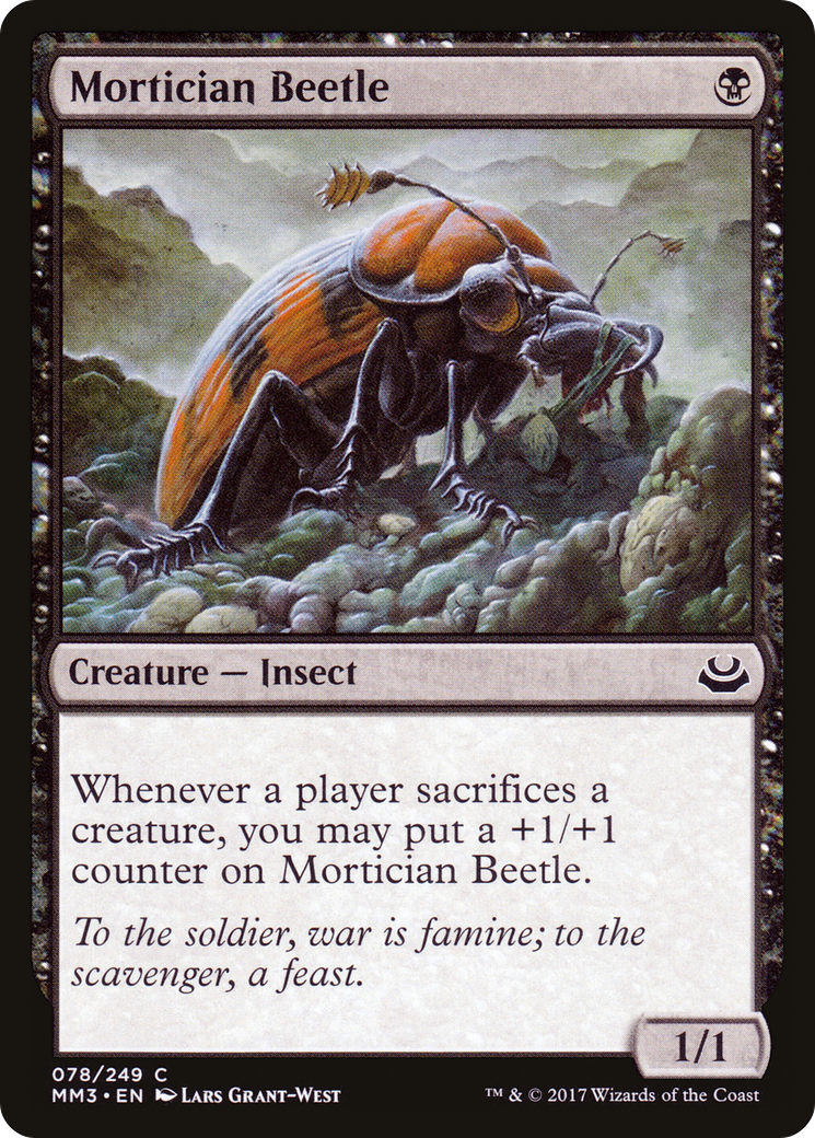 Mortician Beetle Card Image
