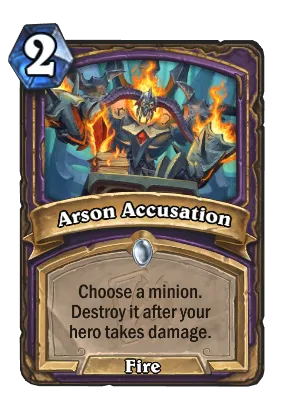 Arson Accusation Card Image