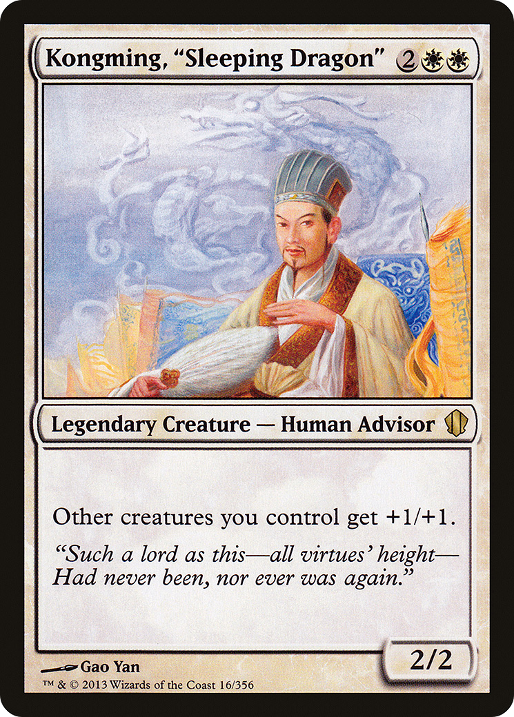 Kongming, "Sleeping Dragon" Card Image