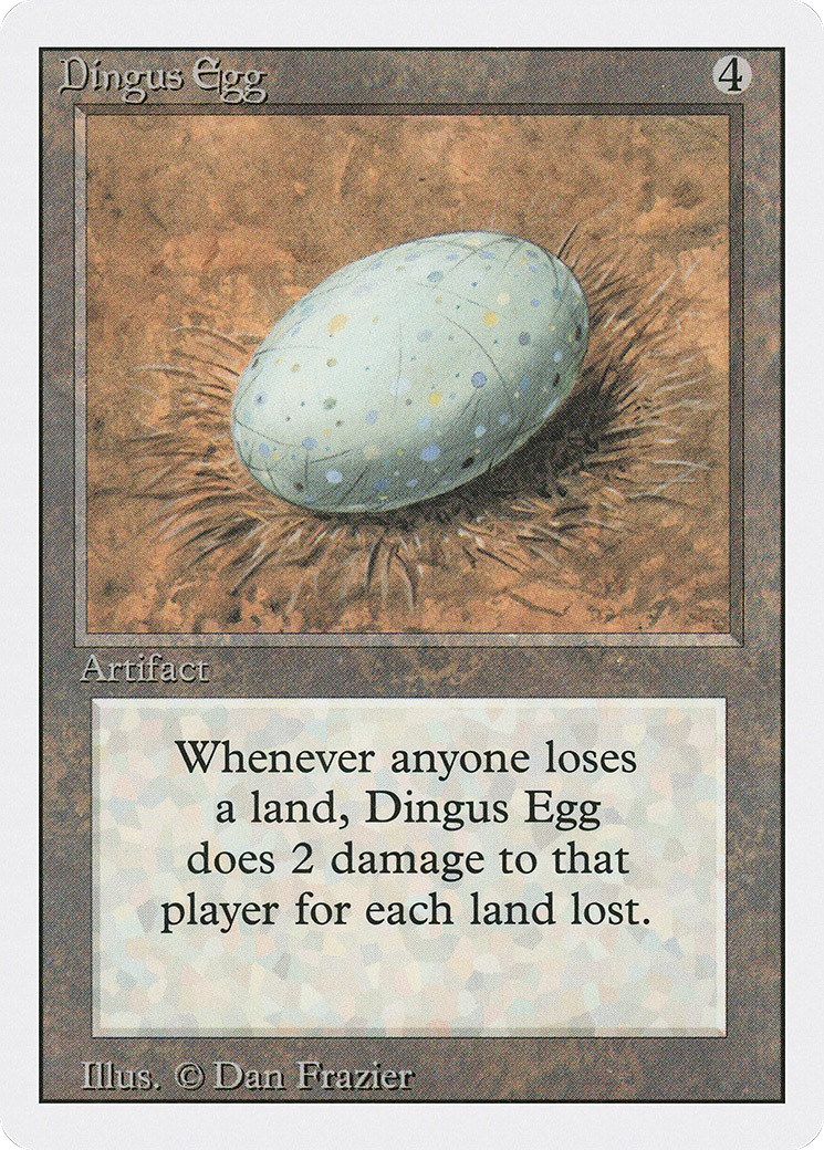 Dingus Egg Card Image