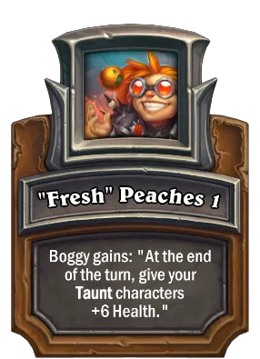 "Fresh" Peaches 1 Card Image