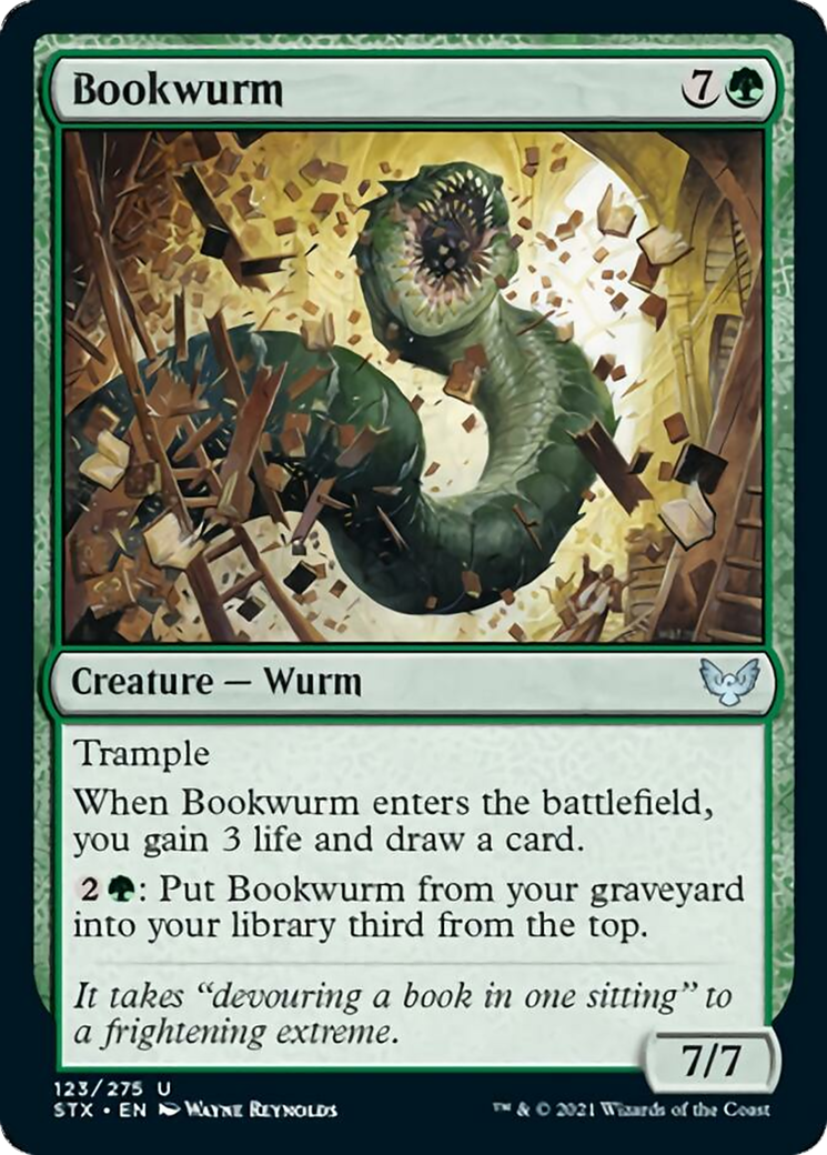 Bookwurm Card Image