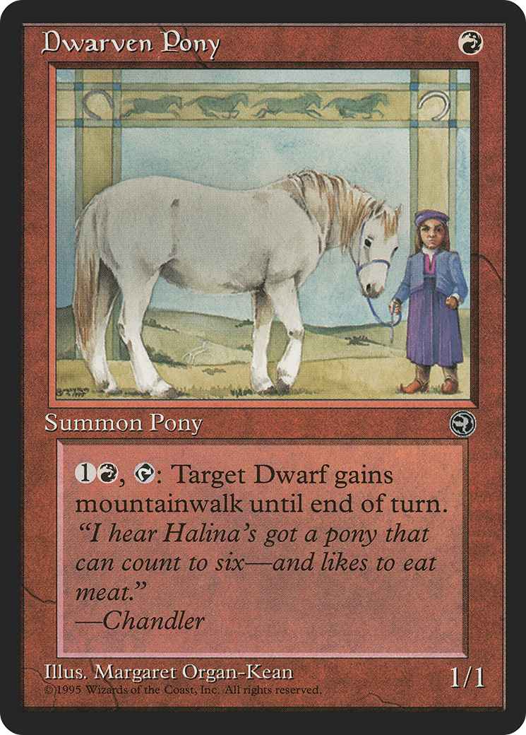 Dwarven Pony Card Image
