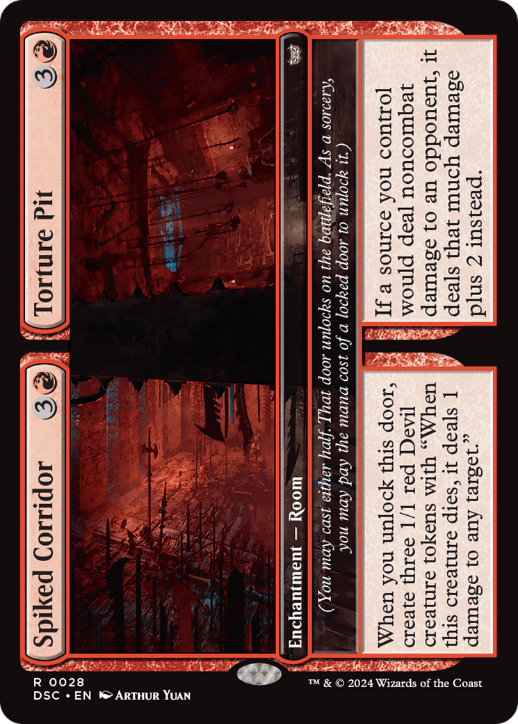 Spiked Corridor // Torture Pit Card Image