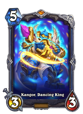 Kangor, Dancing King Signature Card Image