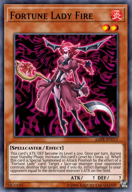 Fortune Lady Fire Card Image