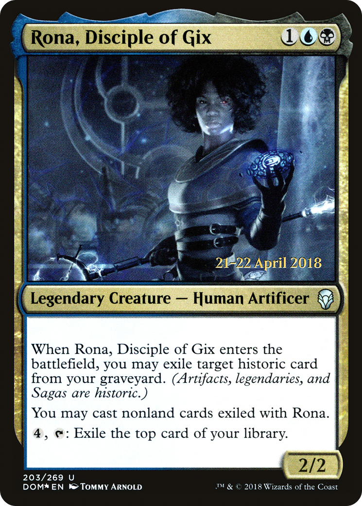 Rona, Disciple of Gix Card Image