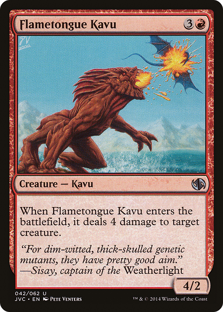 Flametongue Kavu Card Image