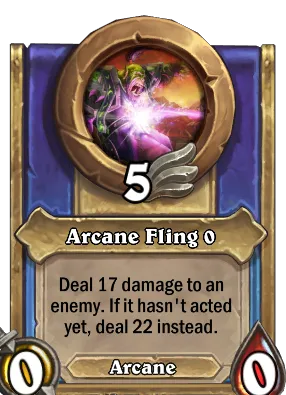 Arcane Fling {0} Card Image