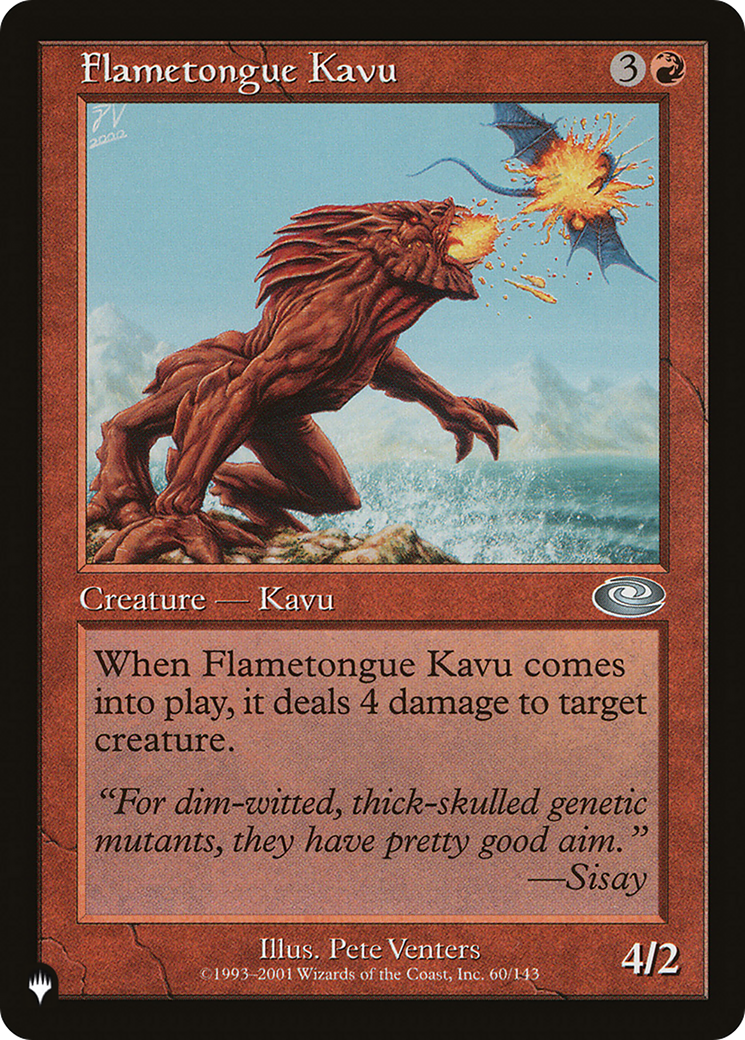 Flametongue Kavu Card Image