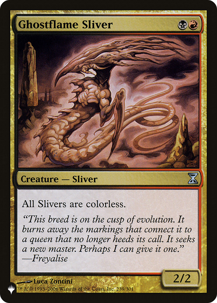 Ghostflame Sliver Card Image