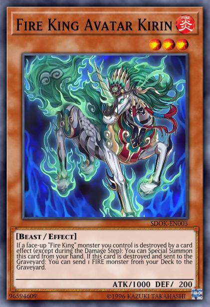 Fire King Avatar Kirin Card Image