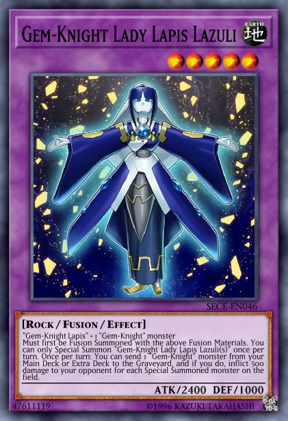 Gem-Knight Lady Lapis Lazuli Card Image