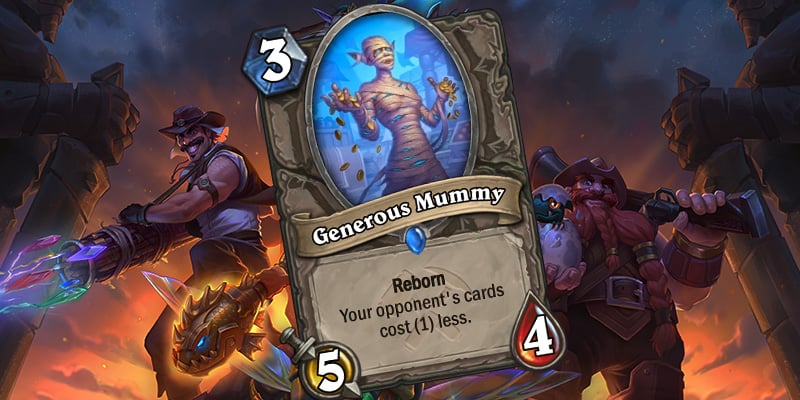 Uldum Card Reveal - Generous Mummy