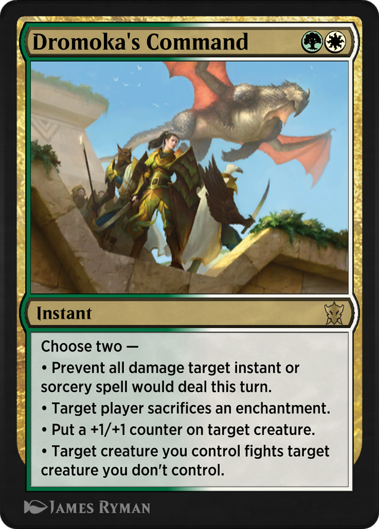 Dromoka's Command Card Image
