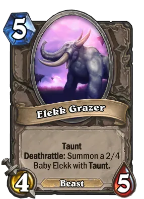 Elekk Grazer Card Image