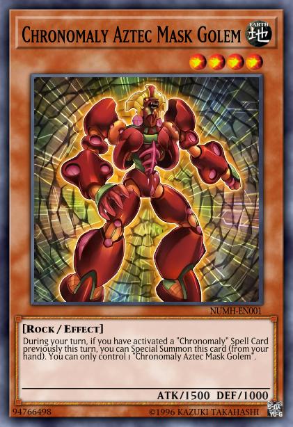 Chronomaly Aztec Mask Golem Card Image