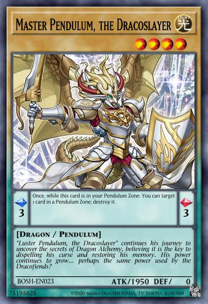 Master Pendulum, the Dracoslayer Card Image