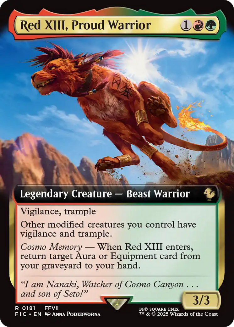 Red XIII, Proud Warrior Card Image