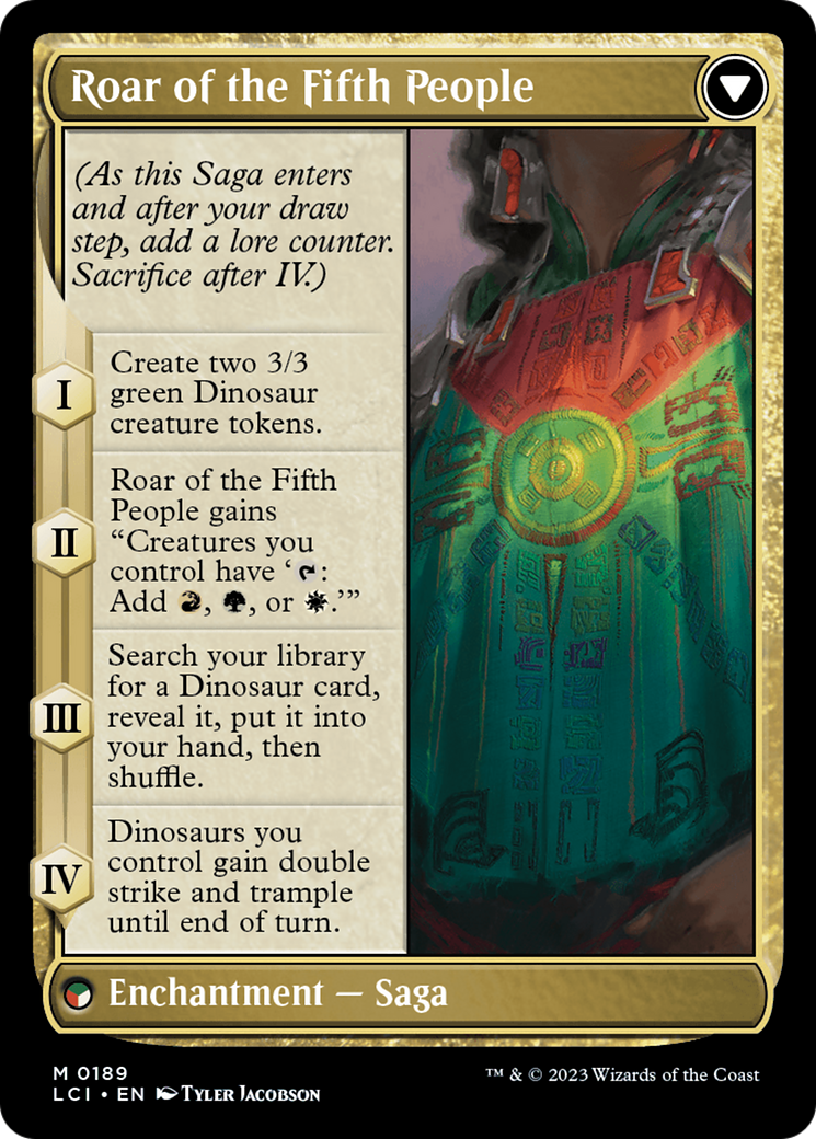 Huatli, Poet of Unity // Roar of the Fifth People Card Image