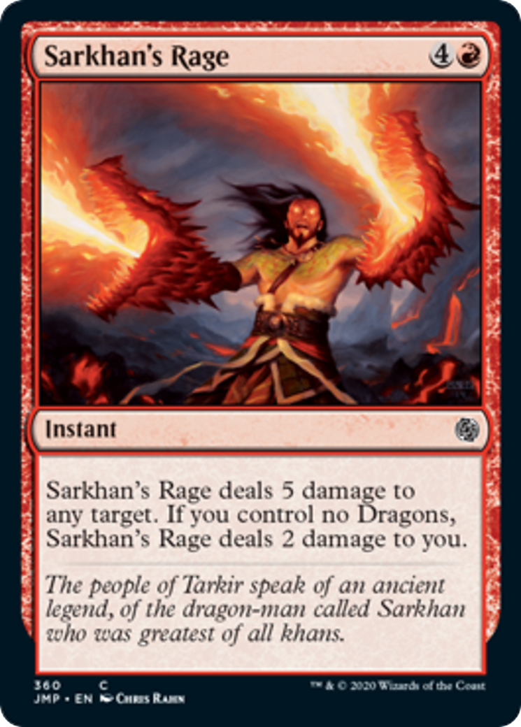 Sarkhan's Rage Card Image