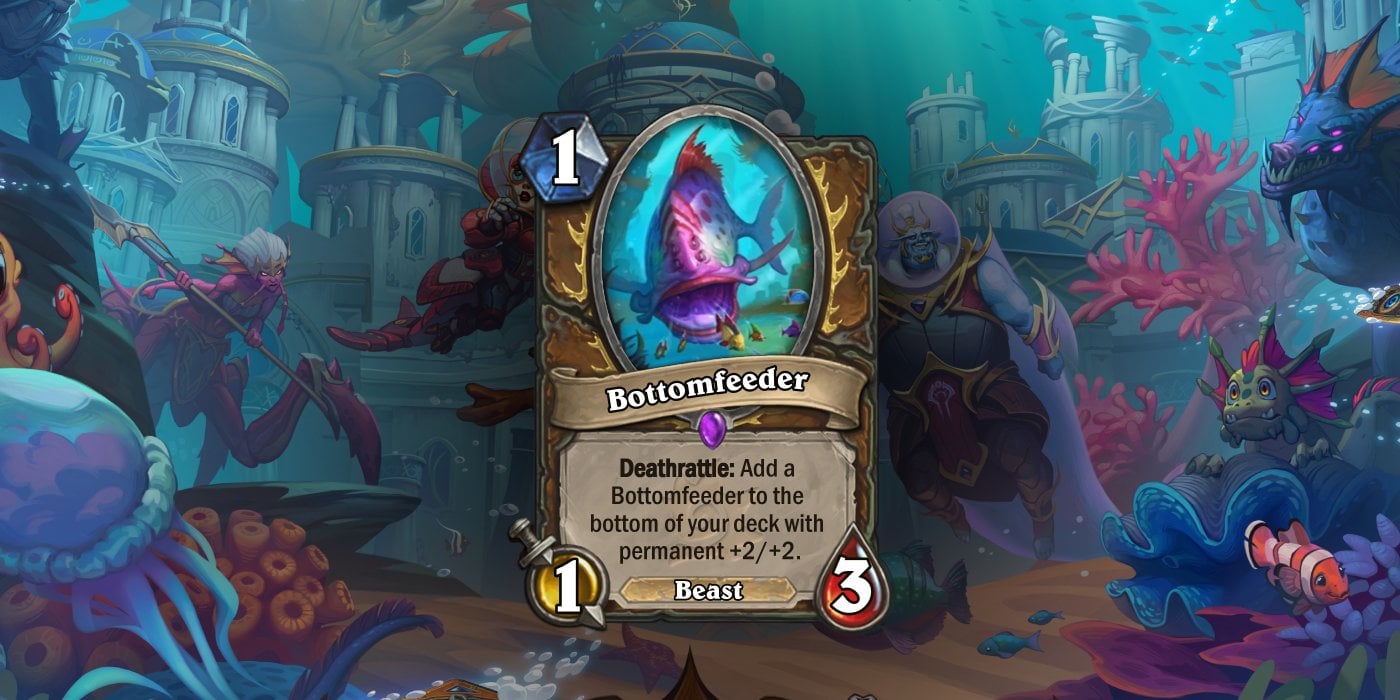 Bottomfeeder is a New Druid Card Revealed by BeNice for Voyage to the Sunken City