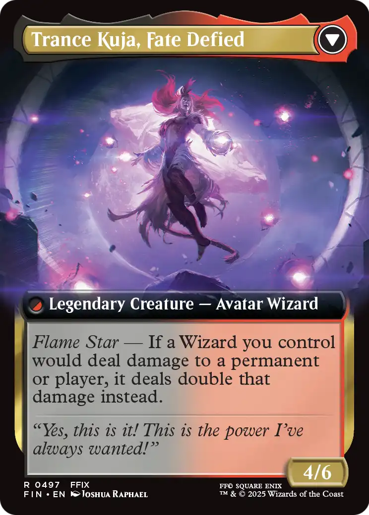 Trance Kuja, Fate Defied Magic: The Gathering card