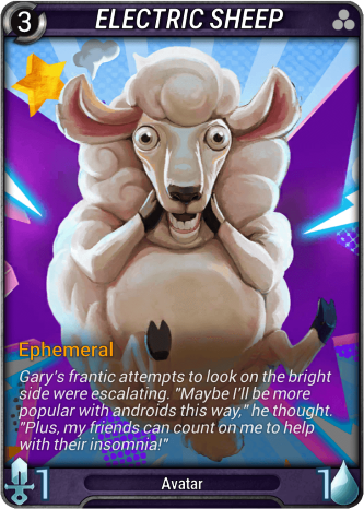 Electric Sheep Card Image