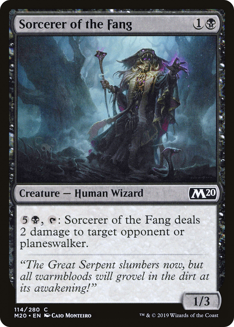 Sorcerer of the Fang Card Image