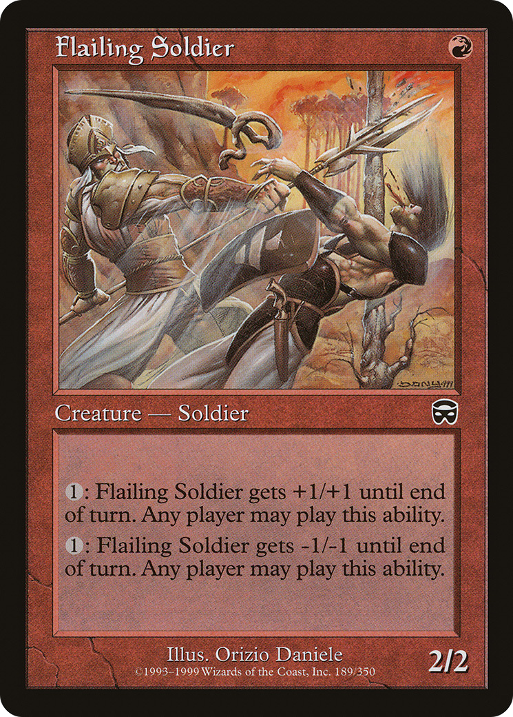 Flailing Soldier Card Image