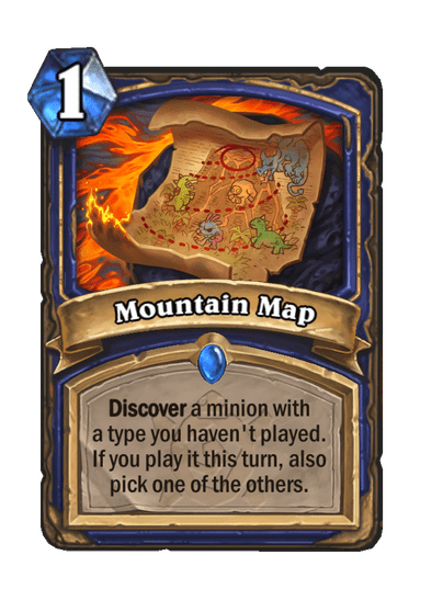 Mountain Map Card Image