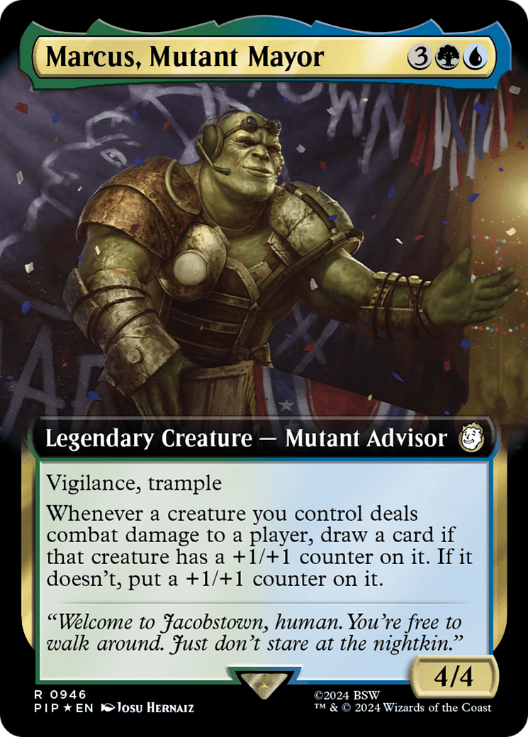 Marcus, Mutant Mayor Card Image