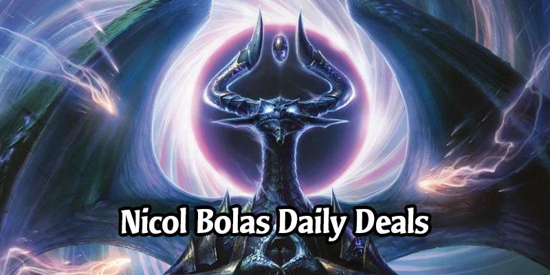 Nicol Bolas is Being Celebrated Today with Today's MTG Arena Daily Deals - Bolas Styles, Sleeve, and Avatar