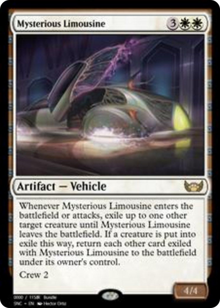 Mysterious Limousine Card Image