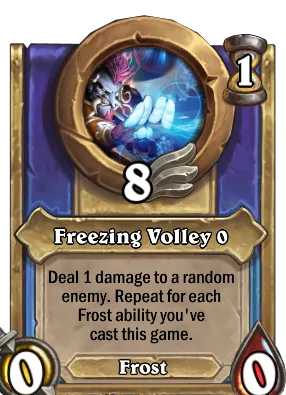 Freezing Volley {0} Card Image