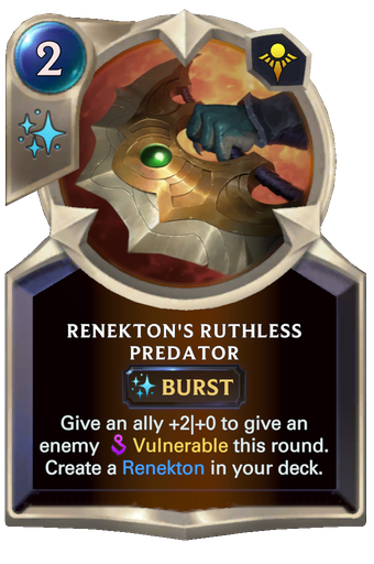 Renekton's Ruthless Predator Card Image