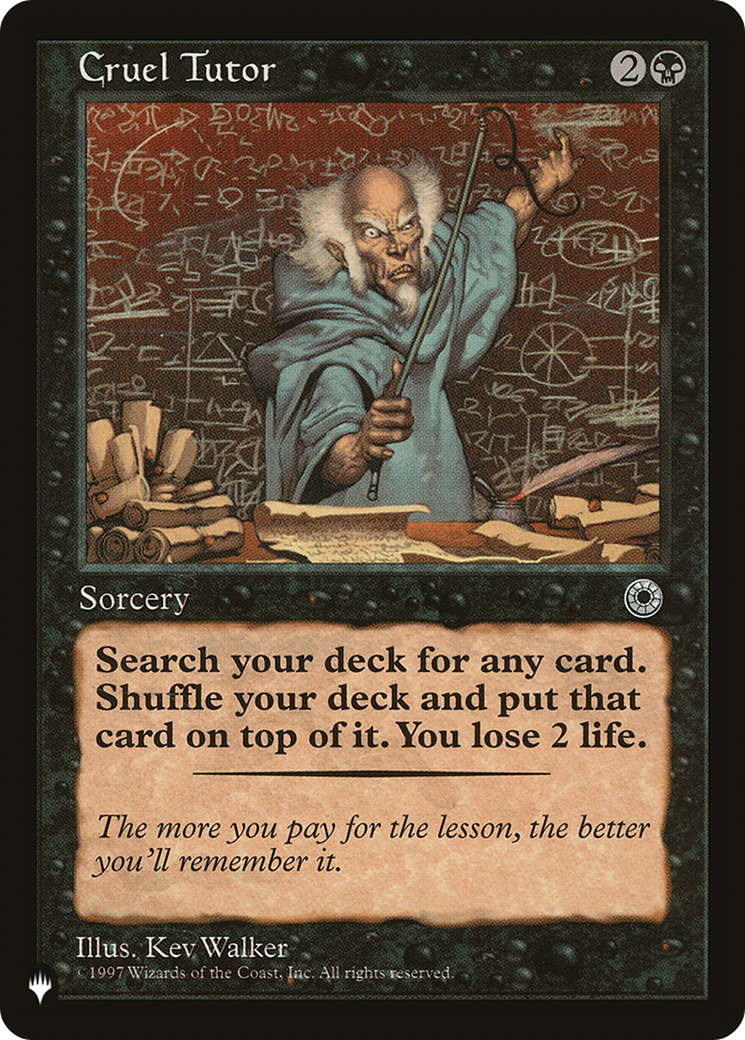 Cruel Tutor Card Image